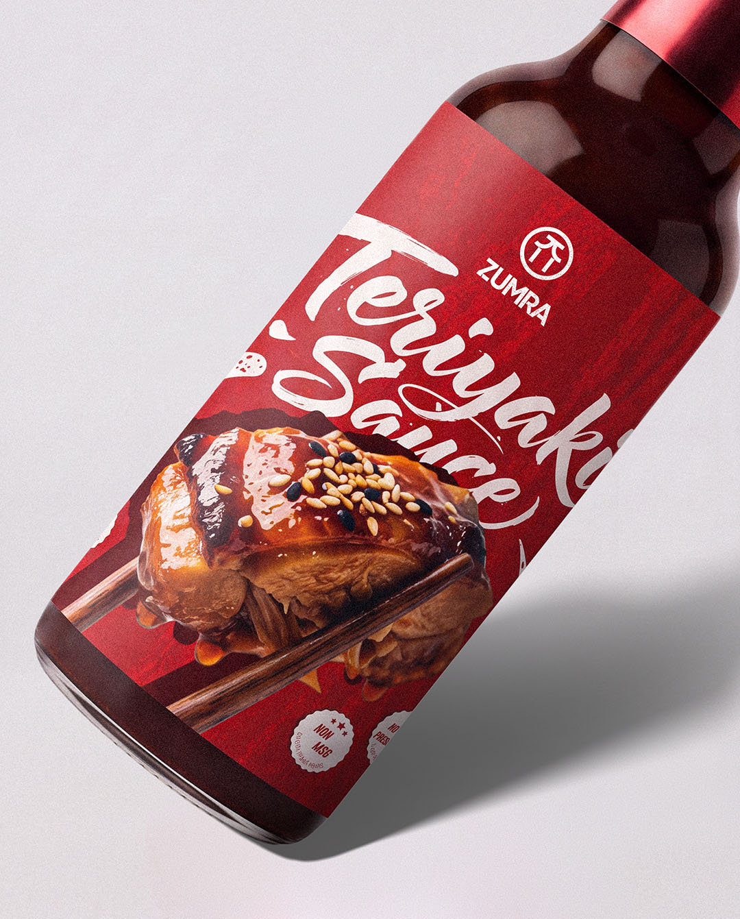 Zumra label close up